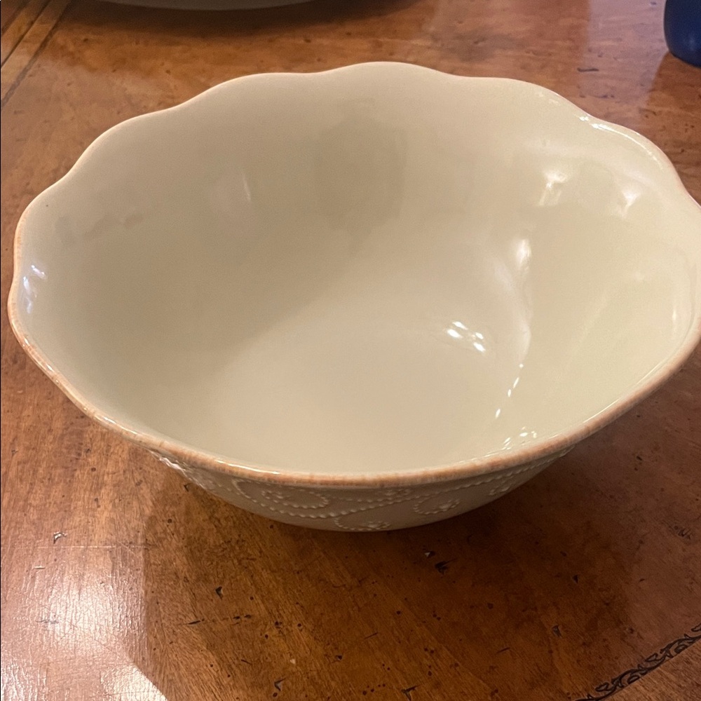 Lenox French Perle Pistachio Serving Bowl
